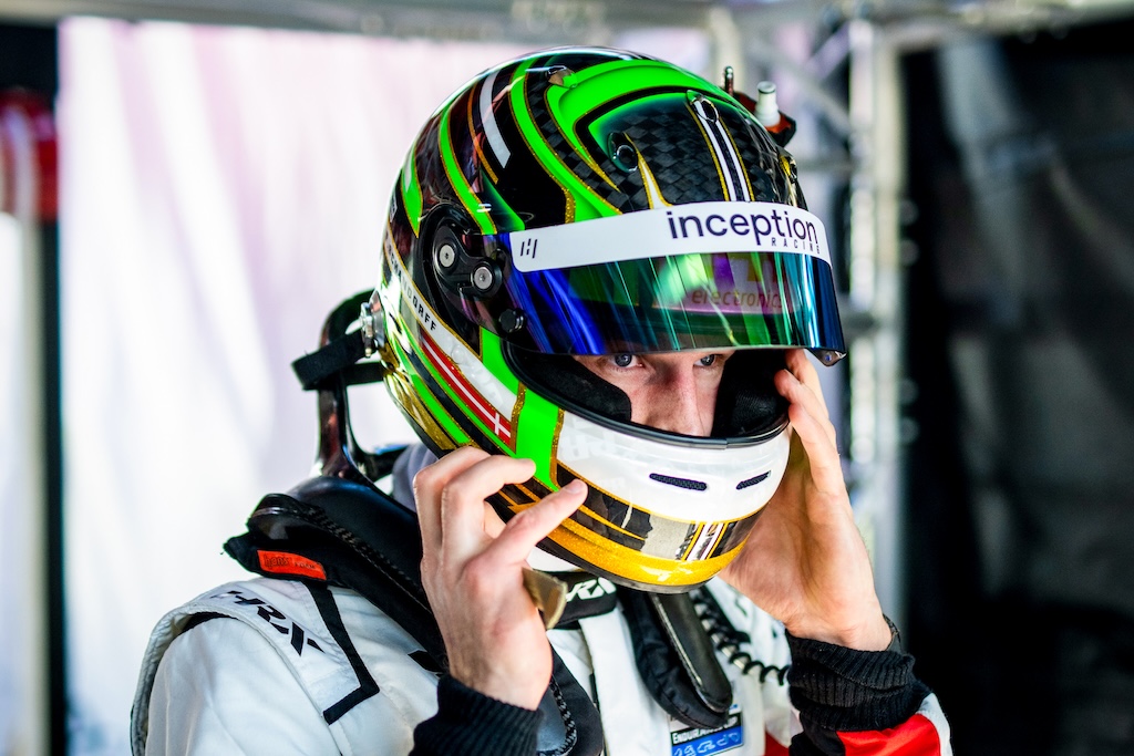 Frederik Schandorff klar til Daytona-kamp med ny bil.
(Foto: Inception Racing)